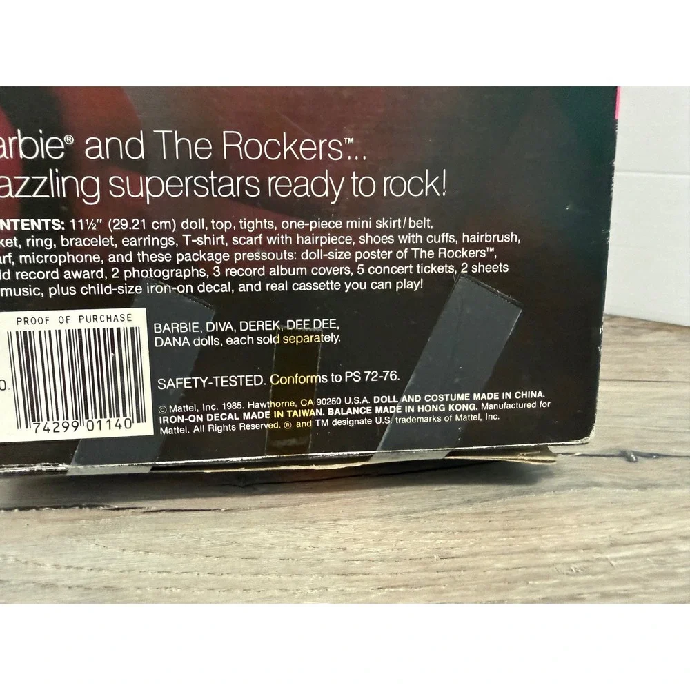 Vintage 1985 Mattel Barbie and The Rockers Wave 1 
